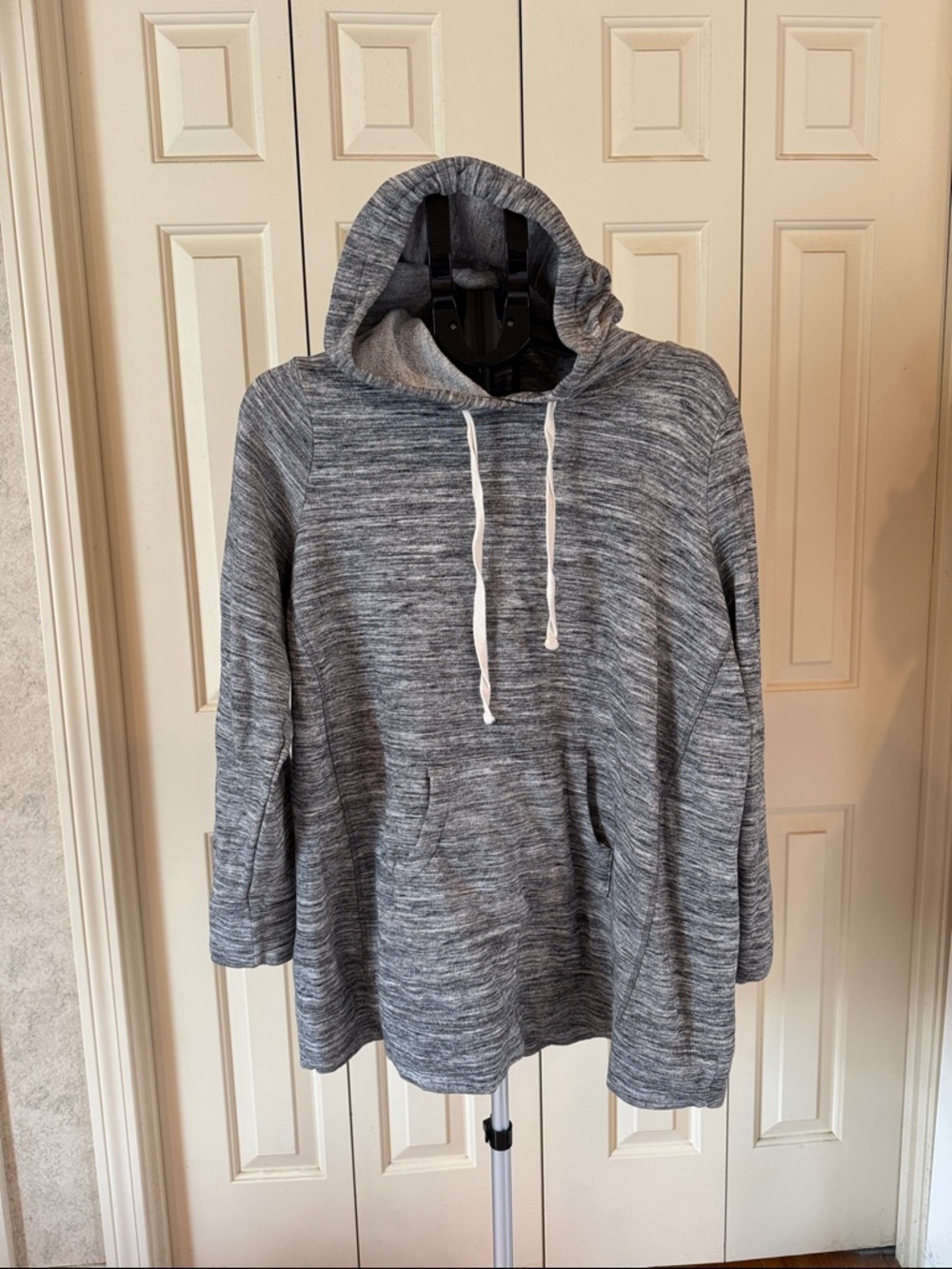 Motherhood Maternity Light Gray Cozy Pullover Hoodie